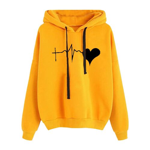 2025 Casual Cartoon Printed Long-sleeved Sweatshirt Loose Ba