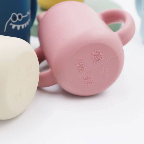New cartoon 120ML Baby Silicone Sippy Cup BPA-Free Portable