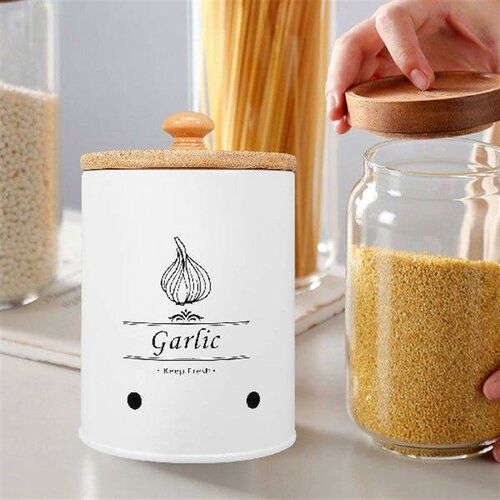 Storage Jar Ginger Holder Kitchen Container Household