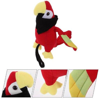 Pirate Cosplay Accessories Stuffed Parrot Halloween Toys