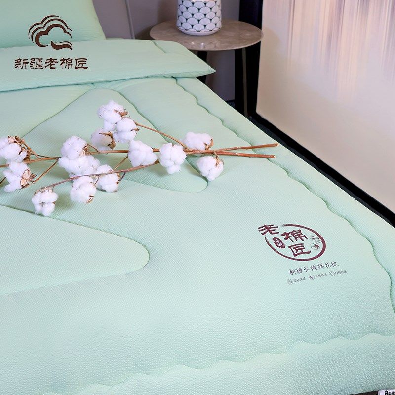 新疆单人春秋棉花被加厚冬被床垫褥子包布定型绗缝被加大人,床上用品,棉花被,淘宝优惠券,粉丝福利购,淘宝优惠卷