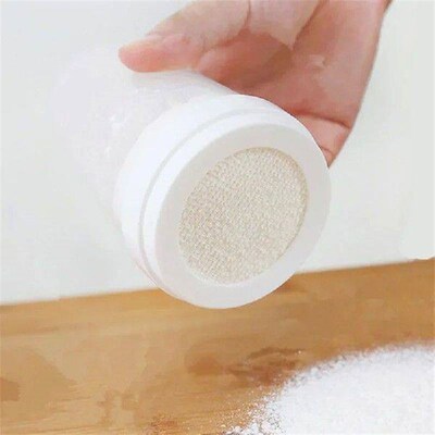 Plastic Hand-held Powder Shaker Mesh Flour Bolt Sifter