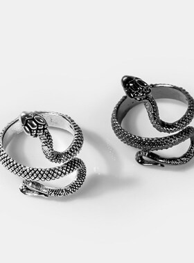 mens joint ring snake punk Male domineering finger rings