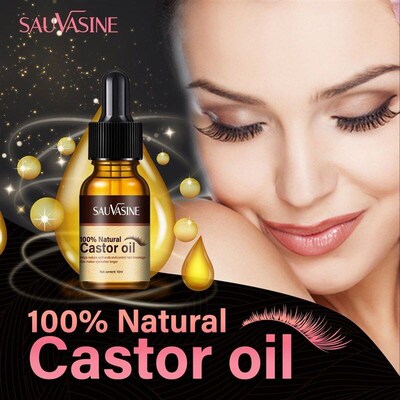 跨境castor oil 柔顺眉毛睫毛护发温和滋润发根10ml