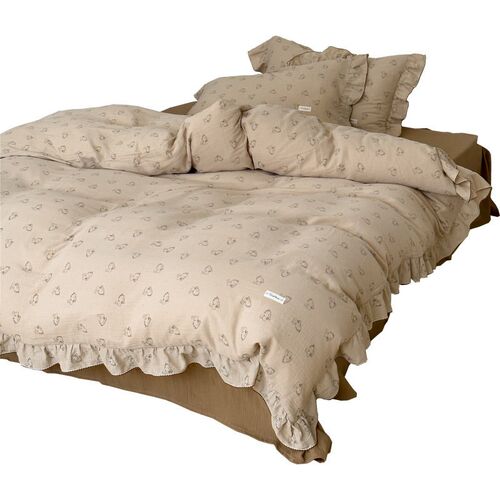 Korean Ins Small Fresh Cute Rabbit Quilt Cover Class A Cotto