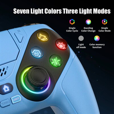 Wireless Controller For Ps5/Ps5 Pro/Ps5 Slim/Pc With Hall Jo