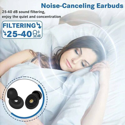 Ear Plugs for Noise Reduction Ear Protection Reusable Silico