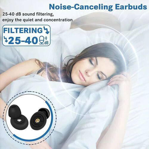 Ear Plugs for Noise Reduction Ear Protection Reusable Silico
