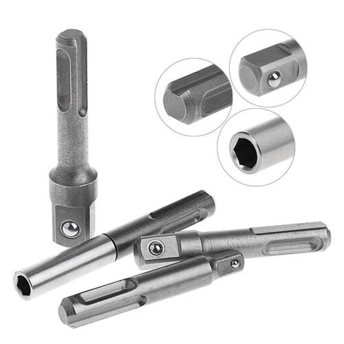 4 Pcs 1/43/81/2 SDS Socket Driver Drills+Quick Change
