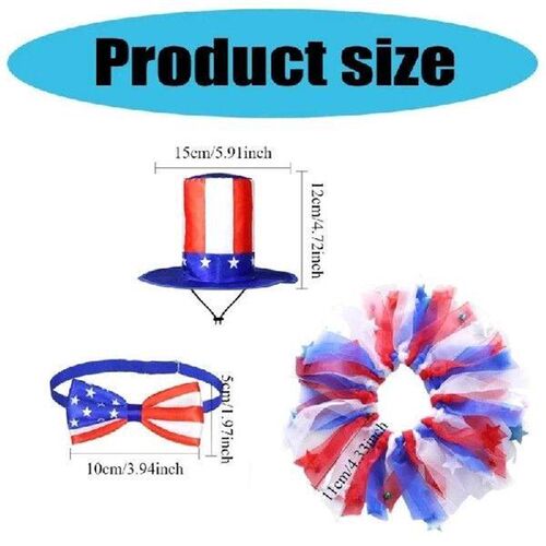4th of July Geese Outfit Set Patriotic Lawn Porch Geese