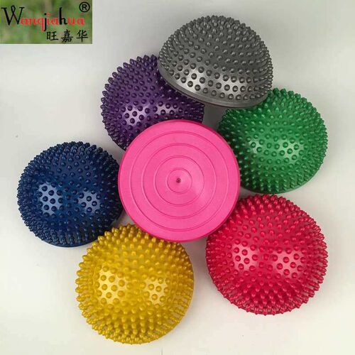 Half circle massage yoga ball durian ball river stone touch
