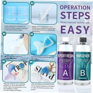 1: 1 AB Epoxy Resin Adhesive Crystal Transparent High Viscos