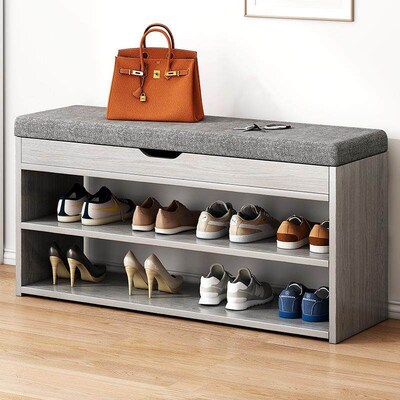 Shoe changing stool, shoe cabinet,storage shoe stool换鞋凳子