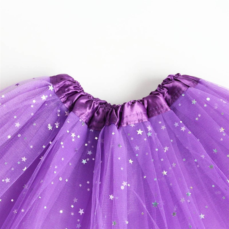 Summer Kids Baby Star Glitter Dance Tutu Skirt For Girl Sequ图片