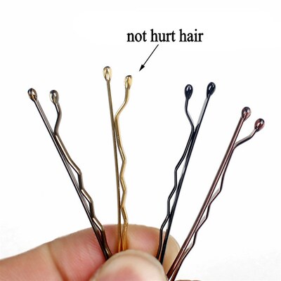 50Pcs/set Hair Clip U-shaped Hairpins Curly Wavy Grips Hairs