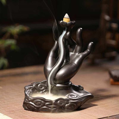 backflow incense burner aromatherapy burner indoor sandalwoo