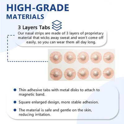 Nasal breathing dilators Magnetic Nasal Strips Increase Air