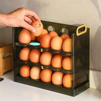 Egg Storage Box Refrigerator Organizer Food Containers Egg
