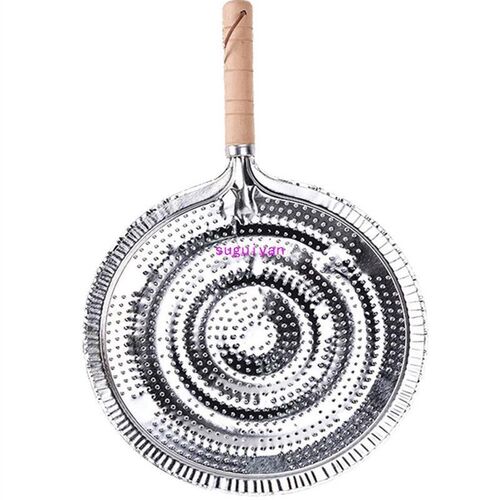 Simmer Ring Aluminum Heat Diffuser with Wood Handle 12 inch