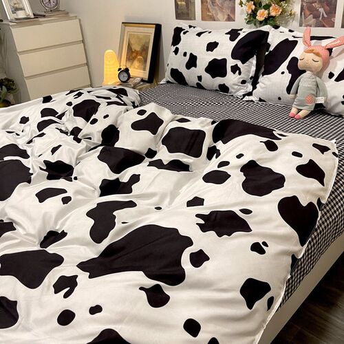 Internet Red Four-piece Set Single Quilt ver Bed Sheet Renfe