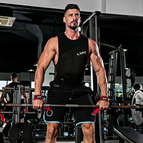 Padded Weight Lifting Training Gloves Wrap Gym Straps Hand B