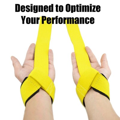 Weight Lifting Wrist Straps Bodybuilding Hand Grip Wrap Gym