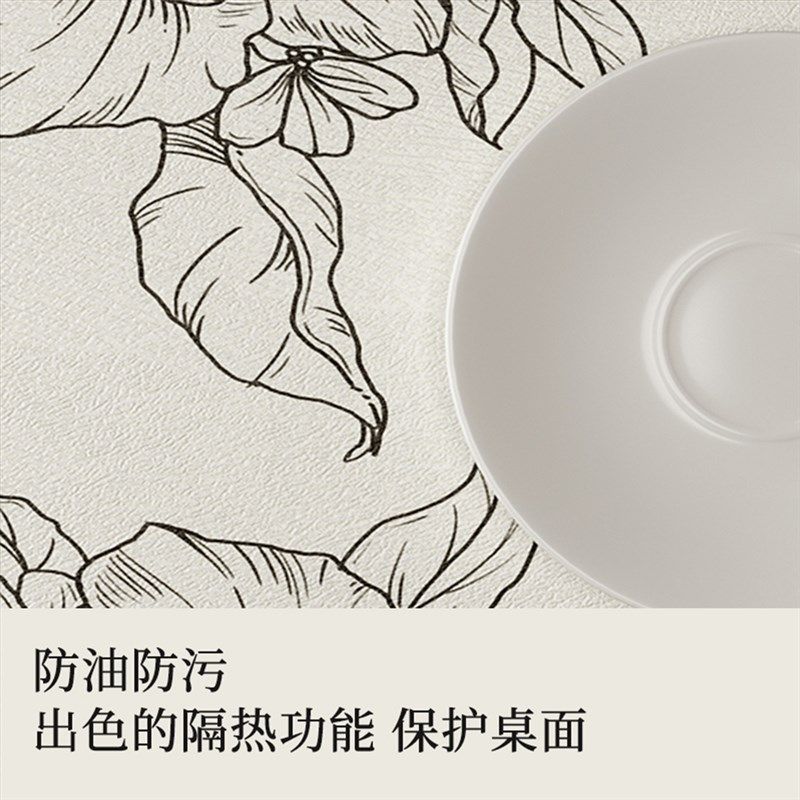 中古风餐边柜玄关柜桌面垫子复古桌垫防油防水电视柜台面保护垫,居家布艺,桌布,淘宝优惠券,粉丝福利购,淘宝优惠卷