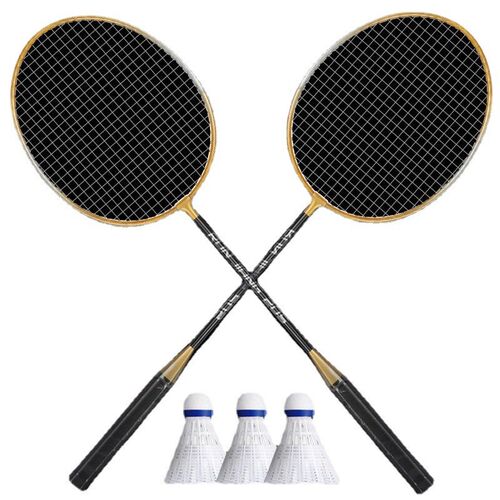 Set of 2 badminton rackets羽毛球拍2只装 成人合金分体娱乐练习