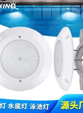 290MM全灌胶DC/AC水底挂壁式灯具PC塑料七彩变色12V泳池LED低压灯