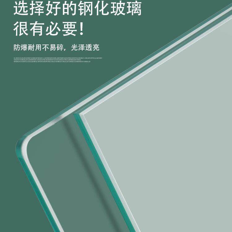 加厚钢化玻璃可定家用桌面饭店台面餐桌玻璃板可定圆形长方形新款