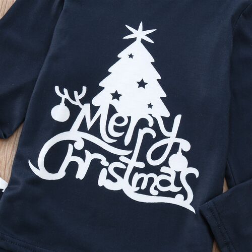 Merry Christmas pajamas family set Xmas Reindeer Striped