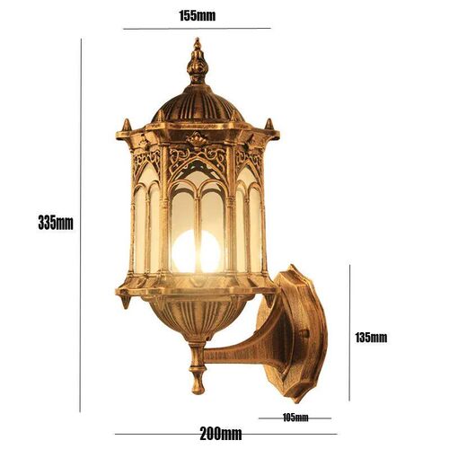Europe Outdoor Wall Lamp Villa Gateway Courtyard Sconce Ligh