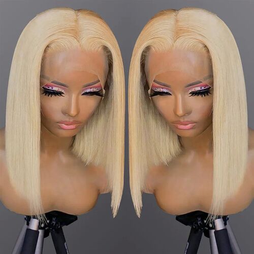 613 Honey Blonde Colored Human Hair Wigs For Women Human Hai