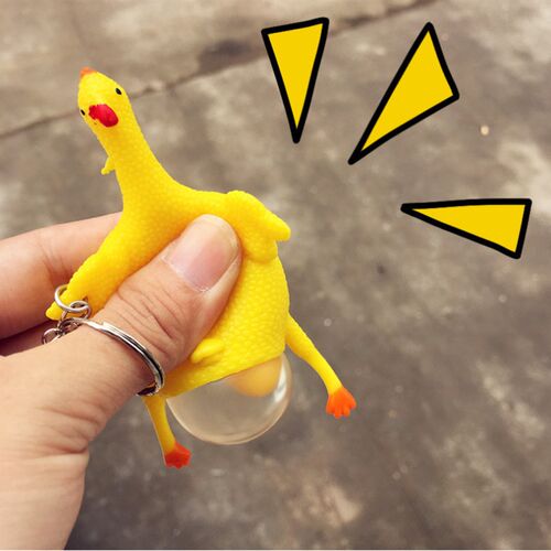 Funny Hens laying egg Toy Kids Birthday Party Favor Hallowee