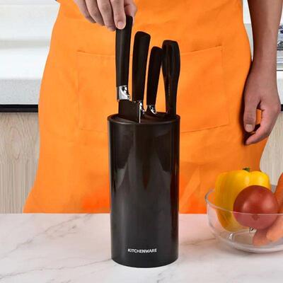 1PC Knife Holder Stand Multifunctional Knives Storage Rack H