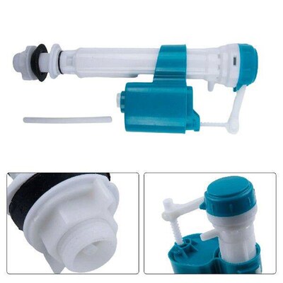 Toilet Cistern Bottom Entry Inlet Flush Valve Bottom Siphon