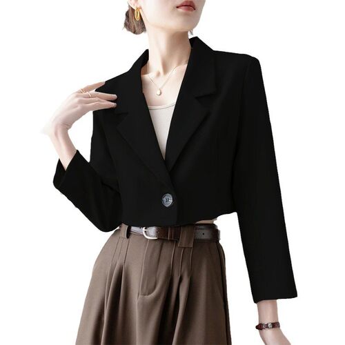 Short Blazer for Women 2025 Commuter European Style Elegant