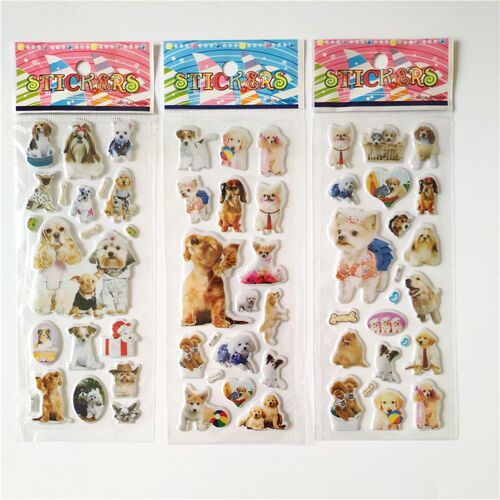 6pcs Cartoon Pets Cute Marie Cat er 3D Scrapbook Animal Mary