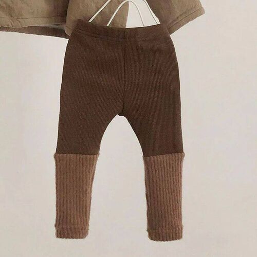 Winter Winter Baby Plush Bottom Pants Men and Women Baby Fas
