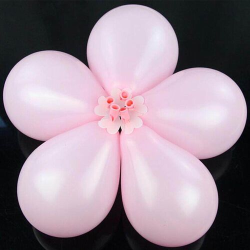 10pcs DIY Latex Flower Balloons Globos Plastic Clip Birthda