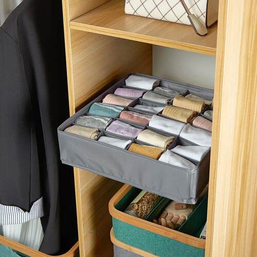 Socks Organizer Underwear Bra Storage Box Cabinet Drawer Org