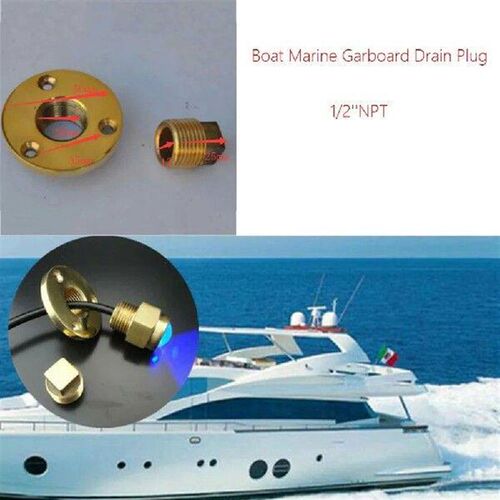 Garboard Drain Plug Kit, Marine Drain Plug With Screws,