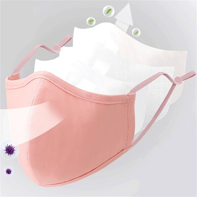 4 Styles New Upgrade Cotton Face Mask Covering Reusable Wash