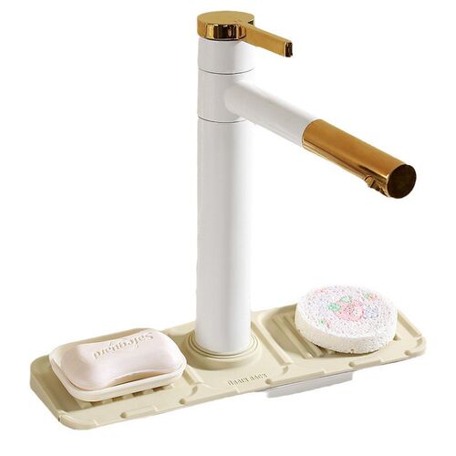 Narrow Faucet Drain Pad AntiSplash Silicone Kitchen Sink Bar