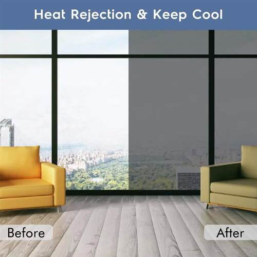 One Way Mirror Window Film Stained Vinyl Glass Self Adhesive