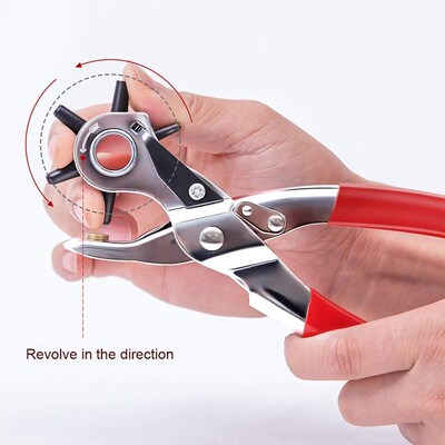 Hole Punch Leather Hole Puncher for Belts Eyelets Washers
