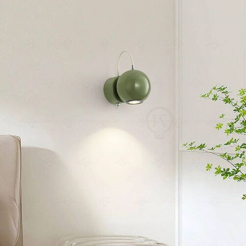 Light luxury and minimalist bedroom wall lamp with adjustabl