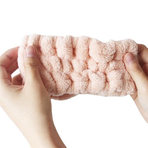 F Wash Hair Band Coral Plush Womens Hair Band High Elastic