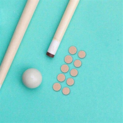 10 Pcs Billiard Tip Accessories Stick Tips Pool Head Repair