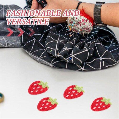 10pcs Fruit Embroidery Patches Cute Sew on Appliques Iron
